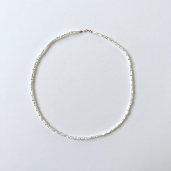 淡水真珠：pearl×shell necklace 1枚目の画像