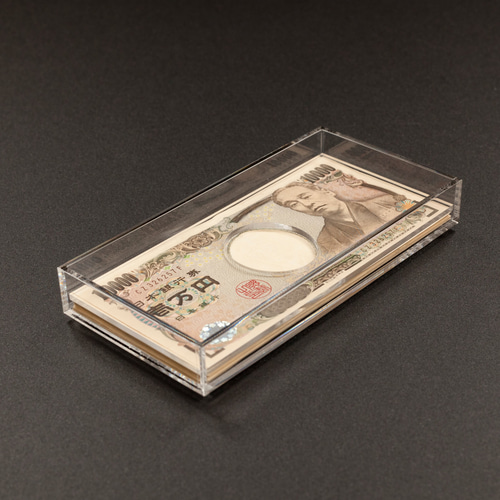 100万円貯める☆お札の貯金箱 レジン・樹脂 PoriPori 通販