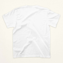 【Lサイズ】 オクトの肖像画No.1 Tシャツ 白 レディース 6枚目の画像