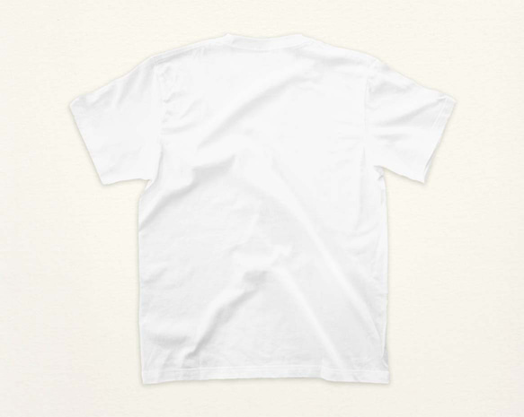 【Lサイズ】 オクトの肖像画No.1 Tシャツ 白 レディース 6枚目の画像