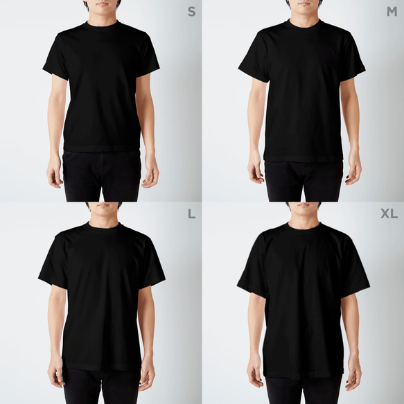 【受注制作】 オクトの肖像画No.1 Tシャツ 黒 レディース キッズ メンズ 10枚目の画像