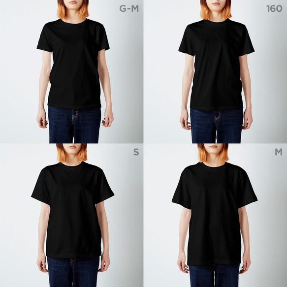 【受注制作】 オクトの肖像画No.1 Tシャツ 黒 レディース キッズ メンズ 9枚目の画像