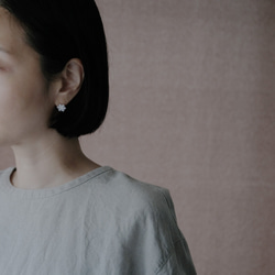 925銀雪花耳環 第2張的照片