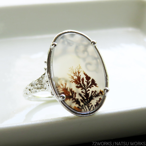 デンドリティック アゲートリング / Dendritic Agate Ring m3 1枚目の画像