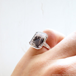 デンドリティック アゲートリング / Dendritic Agate Ring m4 5枚目の画像