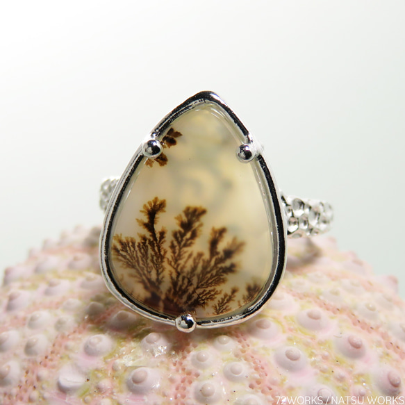 デンドリティック アゲートリング / Dendritic Agate Ring m6 2枚目の画像