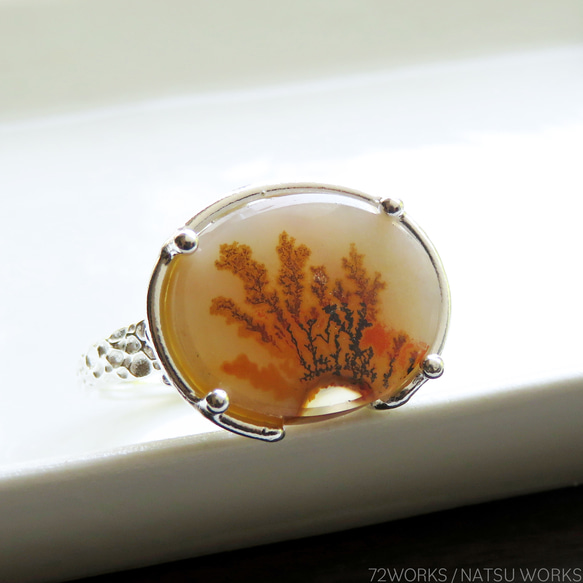 デンドリティック アゲートリング / Dendritic Agate Ring m7 指輪