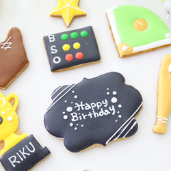 野球　【アイシングクッキー】　オーダー　部活　引退　お祝い　プレゼント　誕生日 5枚目の画像