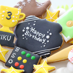 野球　【アイシングクッキー】　オーダー　部活　引退　お祝い　プレゼント　誕生日 4枚目の画像