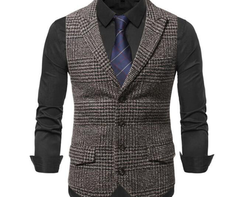 【未使用品　タグ付】ピンなし　ベルベスト　千鳥格子スーツ48 未使用品 タグ付】ピンなし ベルベスト 千鳥格子スーツ48 未使用