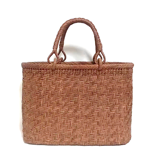 山葡萄バッグ円形高級二本飛び編み かごバッグ 山葡萄バッグ魅力 通販  