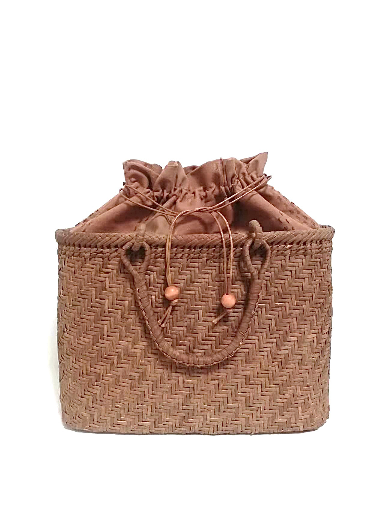 限定販売激格安 山葡萄バッグ円形高級二本飛び編み かごバッグ 山葡萄