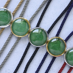 18金と翡翠のループタイ 3962d4d23cb0bd7adebb7e7e4fdf55