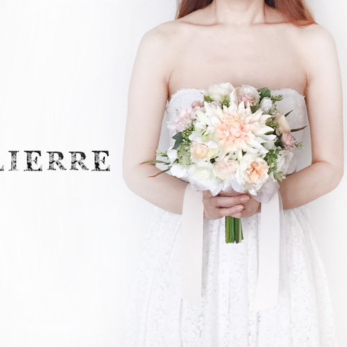 ブーケ・ブートニア Rerere chayy様【オーダーメイド】ウェディングブーケ&ブトニアセット ブーケ