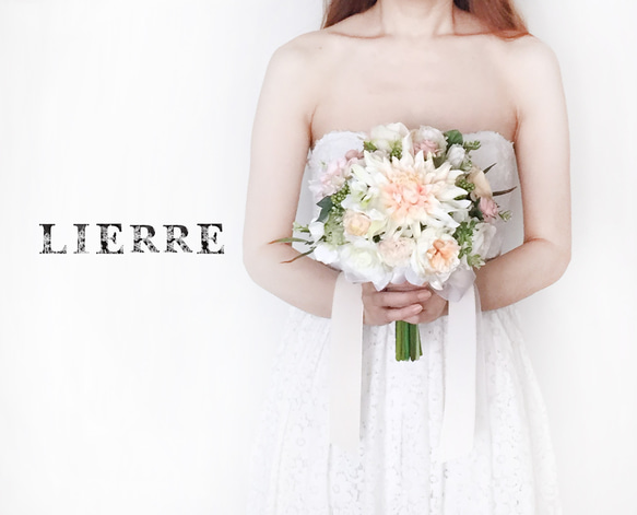 chayy様【オーダーメイド】ウェディングブーケ&ブトニアセット ブーケ