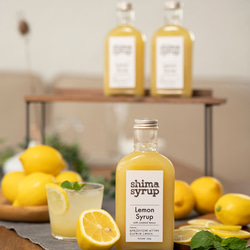 【2本セット】クラフトレモンシロップ（shima syrup Lemon240g） 6枚目の画像