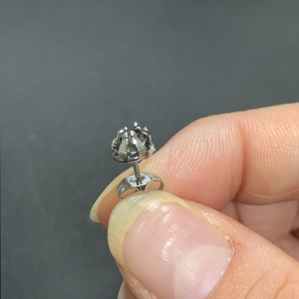 18.お試し隕石カンポデルシエロ片耳ピアス ピアス（その他） サラサチ 