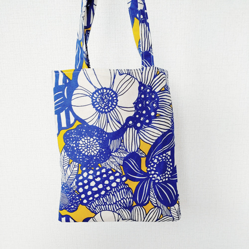 ポケット付きトートバッグ❀サブバッグ＊エコバッグ トートバッグ