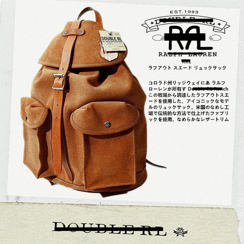DOUBLE RL クラシックパラトルーパーバック