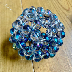 天然石水晶フラーレンキャッチャー　オーロラ６ミリ 天然石水晶フラーレンキャッチャー オーロラ6ミリ