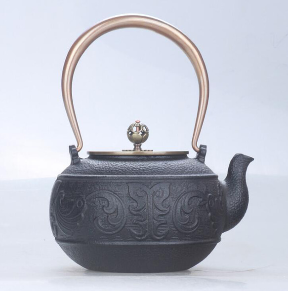 ☆人気が凄じい☆ 煮茶壷 生鉄 鉄瓶 やかん ティーポット 精巧で美しい