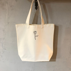 限定1個 トートバッグ 刺繍 刺しゅう かわいい おしゃれ 線画