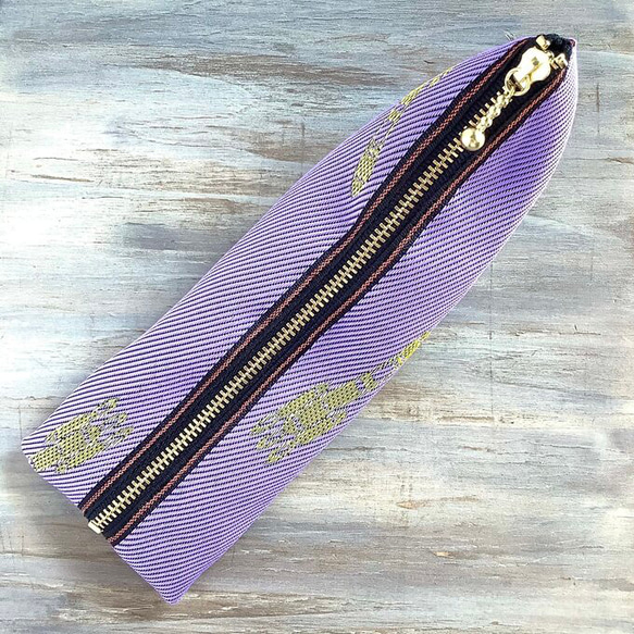 畳縁　火箭　筆盒　日式　宇宙　淡紫色 第2張的照片
