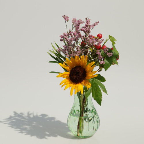 アンティーク風 フラワーベース 一輪挿し・花瓶・花器 Glass