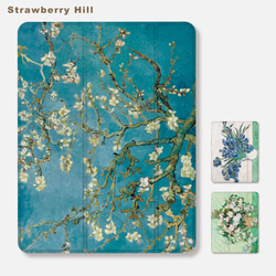 ゴッホ の リラックス アート アーモンド バラ アイリス 花 iPad