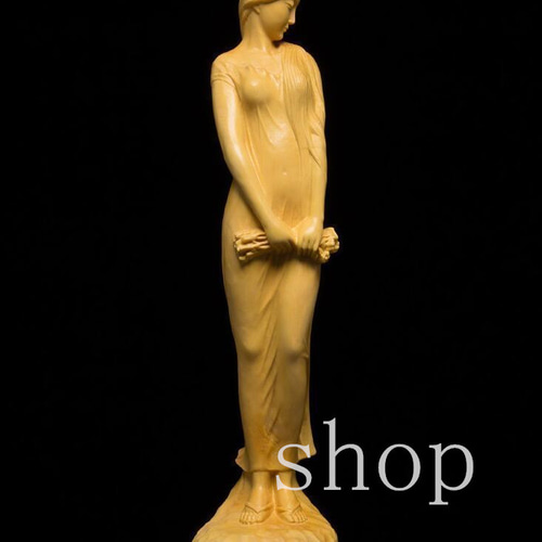 MD176極美品 天然 ツゲの木彫り ◇美女◇女神◇ヌード◇美少女 MD176極美品 天然 ツゲの木彫り ◇美女◇女神◇ヌード◇美少女
