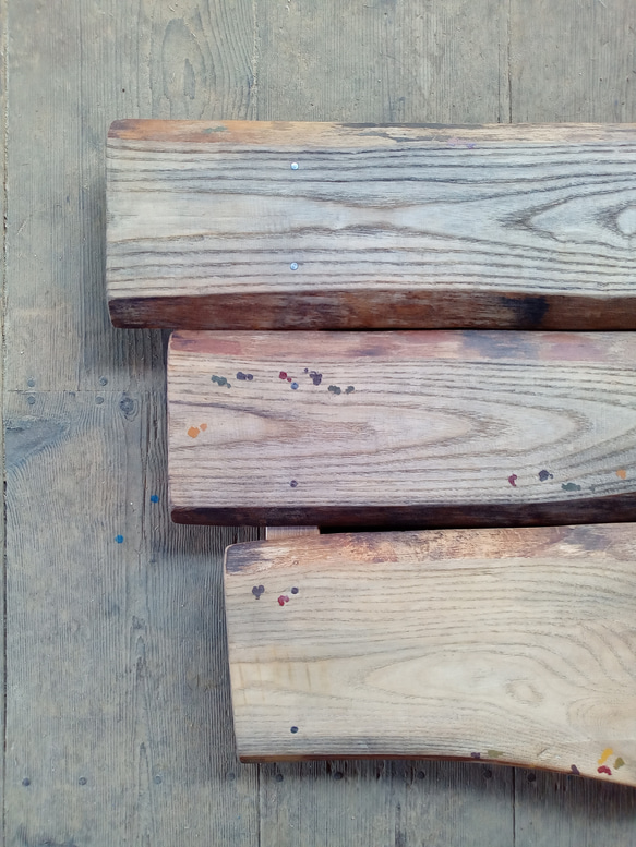 【木製看板製作】トネリコ 檜 / 48cm×77cm 自然塗装 3枚目の画像