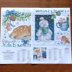 【送料無料】★WARM WISHES 14ct★クロスステッチ刺繍キット 7枚目の画像