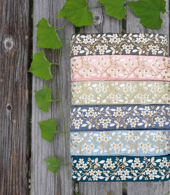 刺繍リボン リボン幅別 | 刺繍リボンのお店-TRIPUTOPIA（トリップユートピア）