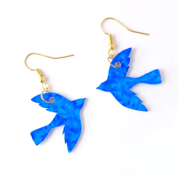 Creema限定 幸せの青い鳥 ペンダント（ゴールド・シルバー金具の選択可） 5枚目の画像