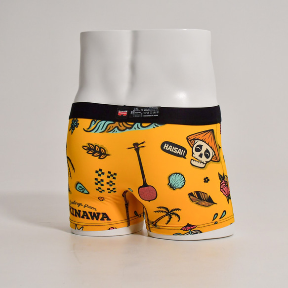 南国アロハ 『ALOHA』ボクサーパンツ メンズ下着 誕生日プレゼント おすすめ 男性 沖縄デザインボクサーパンツ 2枚目の画像