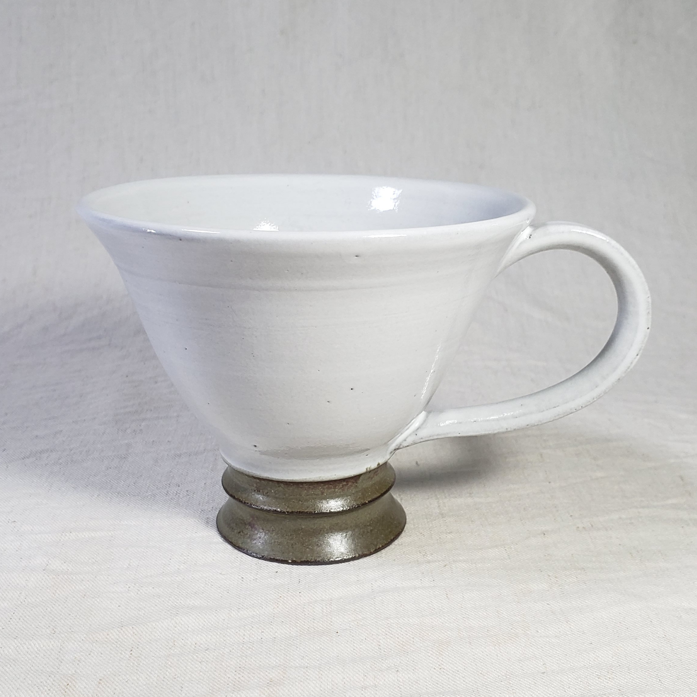 二段高台白艶釉マグカップ No.77