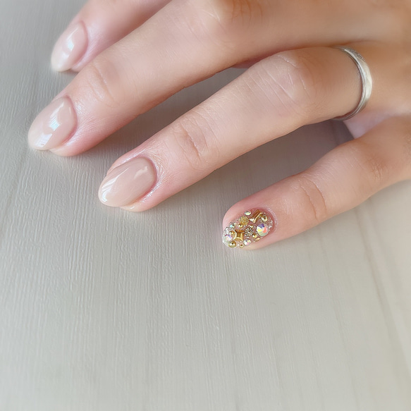 ワンポイントネイル ネイルチップ（つけ爪） しろくまnail 通販