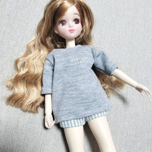 上下2点セット トップス Tシャツ ショーパン 服 リカちゃん その他人形