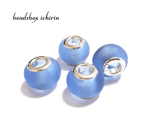 ●トロールビーズ5個セット●ブルー・ピンク・ガラスデザート系●LAA925 ○トロールビーズ5個セット○ブルー・ピンク・ガラスデザート系