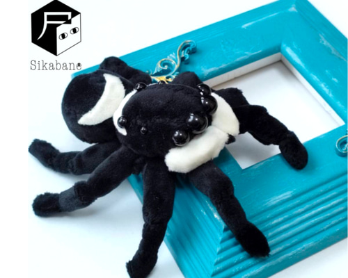 ハエトリグモの赤ちゃん BIG 空色 ぬいぐるみ ハエトリグモの赤ちゃん BIG 空色 ぬいぐるみ - メルカリ