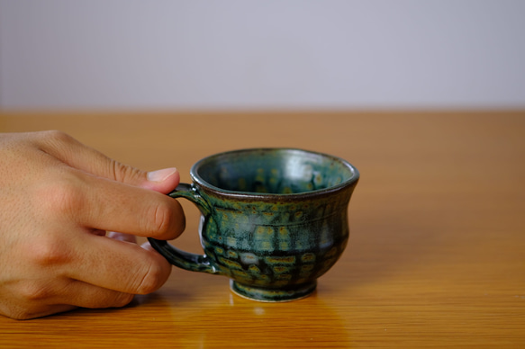 栃木県益子焼　雨宮製陶　マグカップ（MA0346） 4枚目の画像