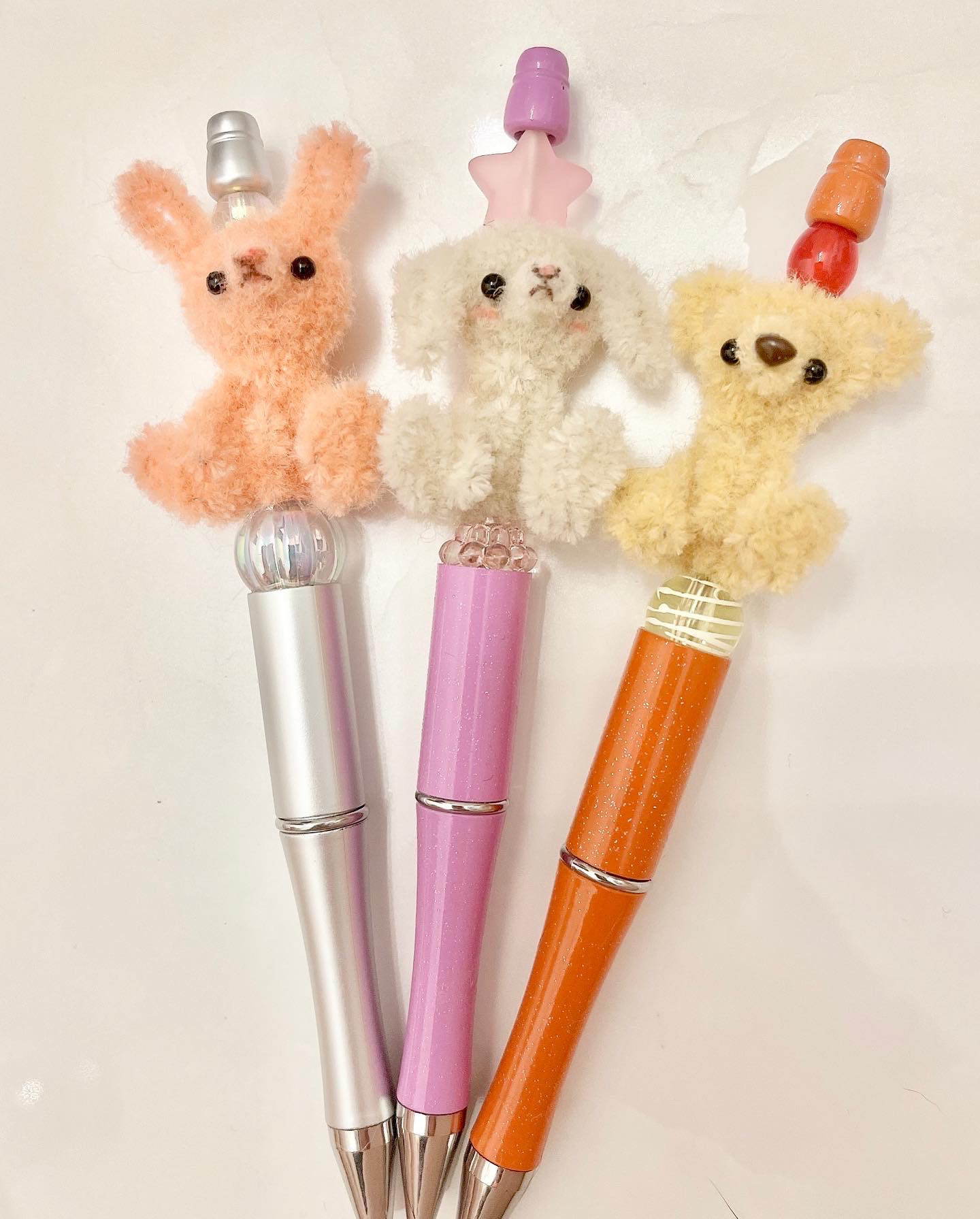 カスタムボールペン クマ、うさぎ、垂れ耳うさぎ ペン・筆記用具  