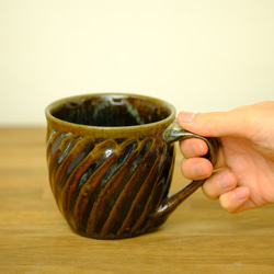熊本県小代焼　まもる窯　マグカップ（MA0412） 4枚目の画像