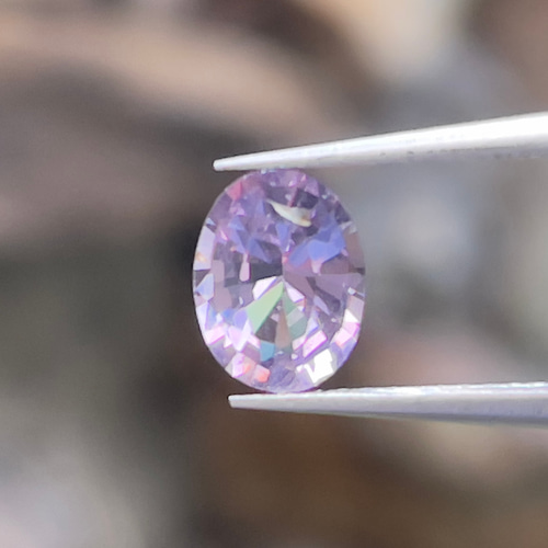 天然石　パープルスピネル　ラベンダースピネル　天然石リング　オーダー 濃い紫色のスピネル 1.00ct オーバルカット 天然宝石