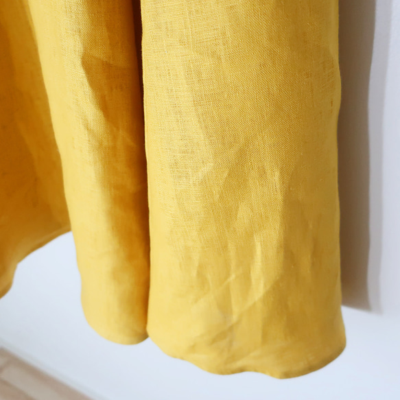 正裝/休閒❣️6條條紋喇叭連衣裙（免費/共3色） 第18張的照片