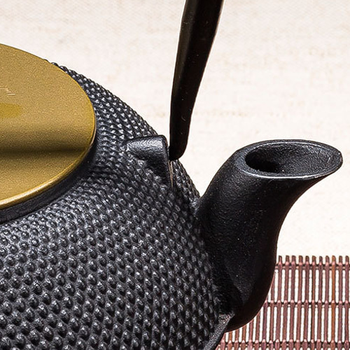 鉄瓶 鉄器 金属工芸 鉄製 やかん アンティーク 茶道具 銅蓋 銅摘まみ