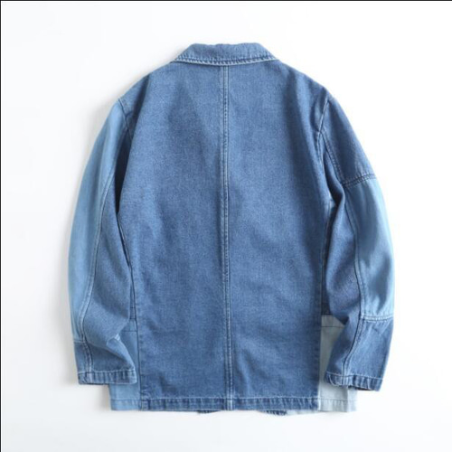 アメリヴィンテージ　テーラードデニムジャケット BACK DENIM DETAIL BLAZER（テーラードジャケット）｜Ameri