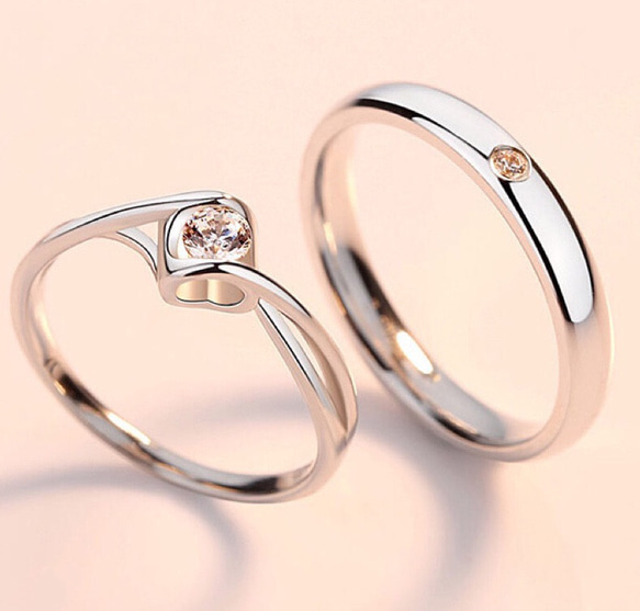 ✨ring✨フリーサイズペアリング【セット】結婚指輪 S 925