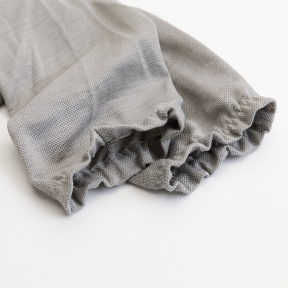 雜誌精選免運費【手襪亞麻半長】臂套/銀灰色/UV套 第11張的照片