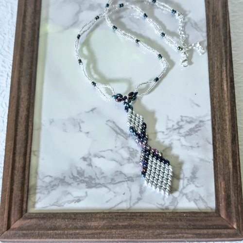 クロスダイヤネックレスピアスセット